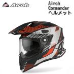 Airoh (アイロー) Commander Boost ヘルメット / ブラック・レッド