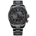 シチズン アテッサ CB0286-61E 腕時計 メンズ CITIZEN ATTESA ACT Line/ブラックチタンシリーズ アクトライン ソーラー 電波時計 メタルブレス