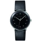 ユンハンス マックスビル 027 3400 02 腕時計 メンズ サファイアガラス JUNGHANS Max Bill 027/3400.02 027340002 ブラック系 機械式 革ベルト