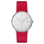 ユンハンス マックスビル メガソーラー 59 4325 02 電波時計 サファイアクリスタル 腕時計 JUNGHANS 59/4325.02 レッド系 カレンダー