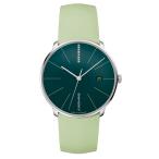 ユンハンス マイスター 27 4357 00 サファイアクリスタル 腕時計 自動巻き ユニセックス ダイヤモンド JUNGHANS Meister fein Automatic 27/4357.00 グリーン