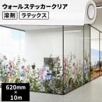 壁・床用メディア ウォールステッカー クリア 620mm幅×10mロール 再剥離/屋外耐候4年 ウィンドウステッカー SIJ-WS02-H | ウォールステッカー