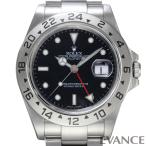 【中古】 ロレックス エクスプローラーII 16570 ブラック P番 メンズ ROLEX