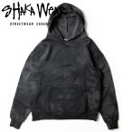 ショッピングFleece シャカウエア SHAKAWEAR 13.5 Oz ヘビーウエイト ガーメントダイ プルオーバーパーカー タイダイブラック Max Heavy Fleece Garment Dye Hoodie