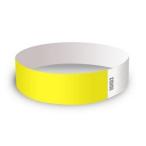  напульсник 100шт.@ neon желтый Event для одноразовый соединение бумага fes, Live, Club, пляж Event. человек число подсчет .