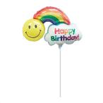  палочка способ судно happy день рождения Rainbow 