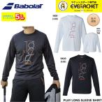 [ самый короткий отгрузка ] Babolat BABOLAT одежда одежда PLAY LONG SLEEVE SHIRT BUP6500 бадминтон * теннис 2026SS рубашка 