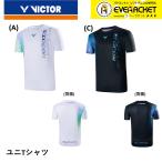 [LINE дополнение .5%OFF купон распространение средний ] Victor VICTOR одежда одежда футболка T-40041 бадминтон 