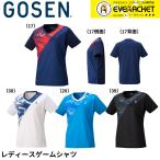【LINE追加で5%OFFクーポン配布中】【最短出荷】ゴーセン GOSEN ウエア ウェア レディースゲームシャツ T2561 バドミントン・テニス・ソフトテニス 2025FW
