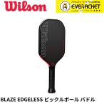 [LINE дополнение .5%OFF купон распространение средний ] Wilson Wilson pick ru мяч лопасть ракетка BLAZE EDGELESS 13 PB PADDLE 2 WR180911U2 pick ru мяч 