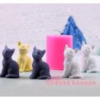 猫 ネコ シリコンモールド 手作り 石鹸 樹脂 粘土 レジン シリコン モールド 型 抜き型 キッ