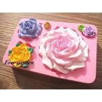  силикон mold роза 5 шт роза цветок силикон mold / aroma высокий Stone камень ./ ручная работа мыло / resin / полимерная масса для моделирования / катануки type 