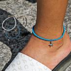 ショッピングペア カップル アンクレット メンズ つけっぱなし 足首 アクセサリー おしゃれ ビーズ 星 足輪 ユニセックス ペア カップル サーフ系 ちょいワル お兄系 プレゼント