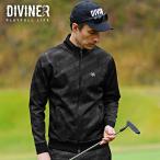 ショッピング細身 【DIVINER GOLF】  ゴルフ ジャケット メンズ ブルゾン ブランド ロゴ  ジップジャケット 冬 細身 ライトアウター スタンドジャケット