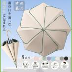 日傘 完全遮光 UVカット 長傘 雨傘 