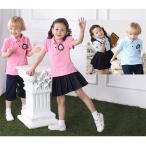 110cm~185cm Kids . оборудование девочка мужчина .. церемония окончания одежда .. тип короткий рукав ребенок комплект фортепьяно презентация входить . тип ученик начальной школы одежда 3 позиций комплект розовый бледно-голубой хлопок dt322c0c0w5