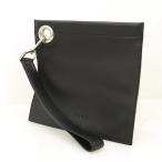 ロエベ LOEWE ブラック レザー ポーチ ブランド アイテム ファッション レディース メンズ 【sa】【中古】