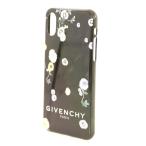  Givenchy GIVENCHY iPhone XS кейс силикон черный многоцветный цветочный принт дизайн мелкие вещи мобильный покрытие [af][ б/у ]