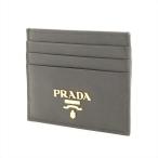 プラダ PRADA ブラック NERO レザー カードケース 1MC025 ポーチ 男女兼用 【sa】【中古】