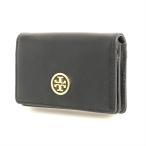 トリーバーチ Tory Burch ブラック × ゴールド金具 カードケース レザー レディース メンズ【hon】【中古】