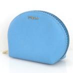 フルラ FURLA ポーチ 2点セット レザー ブルー ダークブラウン ブランド小物 レディース【sa】【中古】