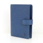 ルイヴィトン LOUIS VUITTON アジェンダPM M20055 手帳カバー システム手帳 エピレザー ブルー ブランド小物 メンズ レディース【kk】【中古】