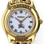 バーバリー BURBERRYS ラウンドフェイス ローマン 4200AL クオーツ ホワイト文字盤 2針式 レディース 腕時計 【af】【中古】