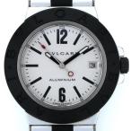 Yahoo! Yahoo!ショッピング(ヤフー ショッピング)ブルガリ BVLGARI アルミニウム デイト AL38TA 自動巻式 シルバー 文字盤 3針式 メンズ 腕時計 【sg】【中古】