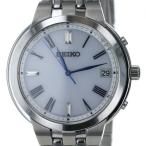 値下げ セイコー SEIKO ブライツ ソーラー 7B24-0BS0 ホワイト 白 ベルト シルバー ...