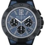 ブルガリ BVLGARI ディアゴノ マグネシウム DG42SMCCH 自動巻式 ブルー文字盤 クロ ...
