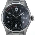 ハミルトン HAMILTON カーキフィールド デイト H705950 自動巻式 ブラック 文字盤 3針式 メンズ 腕時計 【sa】【中古】