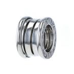 Yahoo! Yahoo!ショッピング(ヤフー ショッピング)ブルガリ BVLGARI K18WG ホワイトゴールド B-zero1 ビーゼロ ロゴ ネックレストップ ペンダント メンズ レディース【新品仕上済】【el】【中古】