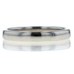 TIFFANY&amp;Co. Tiffany Pt950 платина four ever свадьба частота кольцо 3mm поверхность кольца кольцо 15 номер [ новый товар с отделкой ][zz][ б/у ]