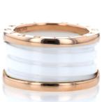BVLGARI ブルガリ K18PG ピンクゴールド B-zero14バンドリング セラミック ビー ...
