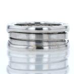 Yahoo! Yahoo!ショッピング(ヤフー ショッピング)BVLGARI ブルガリ K18WG ホワイトゴールド リング B-zero1 ビーゼロ ロゴ 11.5号 指輪 メンズ レディース【新品仕上済】【el】【中古】