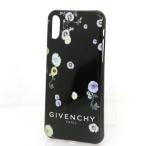  Givenchy GIVENCHY iphone XS кейс черный цветочный принт смартфон кейс бренд мелкие вещи iPhone кейс [hon][ б/у ]