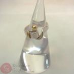  Tiffany TIFFANY крюк & I серебряный 925 /750 K18 кольцо кольцо 7 номер [mi][ б/у ]