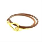エルメス Hermes ジャンボチョーカー ブレスレット メンズ レディース アクセサリー レザー【el】【中古】