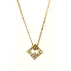 ジバンシー GIVENCHY ロゴネックレス ゴールド メッキ レディース アクセサリー 人気【hon】【中古】