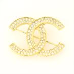 シャネル CHANEL ココマークブローチ メッキ  【sa】【中古】