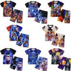 ドラゴンボール 孫悟空 カカロット パジャマ 上下セット ジャージ 半袖 Tシャツ ハーフパンツ 子供服 キッズ 半袖パジャマ 男の子 ルームウェア