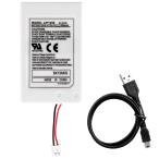 ショッピングPS3 OSTENT PS3用 バッテリー 3.7V 1800mAh 充電式リチウムイオンバッテリーパック交