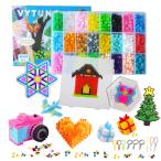 Vytung 4500P 24色（4暗闇で光る）5mm アイロンビーズ セットパーラービー ズ コ