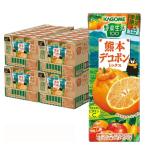 ショッピングデコポン カゴメ 野菜生活100 熊本デコポンミックス 195ml 紙パック 24本×4ケース (96本)