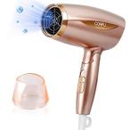 CONFU ヘアドライヤー ドライヤー 1200W マイナスイオンPSE認証 折り畳み式 軽量 ヘアケア ドライヤー 温度3段調節 家庭用