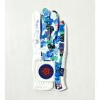 [ не использовался * долгое время наличие ] ho apili Golf перчатка кожзаменитель Hawaiian камуфляж -ju голубой 19cm правый рука для товар ограничен экстерьер нет # HOAPILI