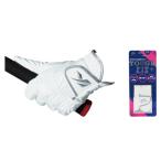 [ новый товар * долгое время наличие ] Kasco жесткий Fit + женский левый рука для 20cm белый Golf перчатка ограниченное количество # kasco TOUGH FIT+