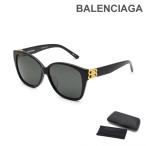 国内正規品 バレンシアガ サングラス BB0135SA-001 59 ブラック アジアンフィット レディース BALENCIAGA