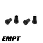 EMPT トレッキングポール　ラバーキャップ　４個セットトレッキングポール用の交換用ラバーキャップです。紛失、破損等の予備用に