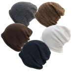 ニット帽 無地 コットン ロールアップ ワッチ メンズ レディース メール便対応 全国送料無料